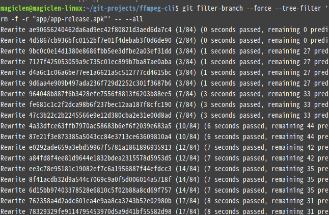 git-remove-commited-files