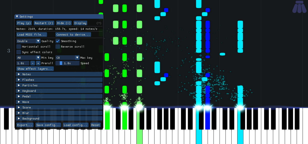 online midi visualizer