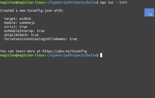 typescript-start-new-project